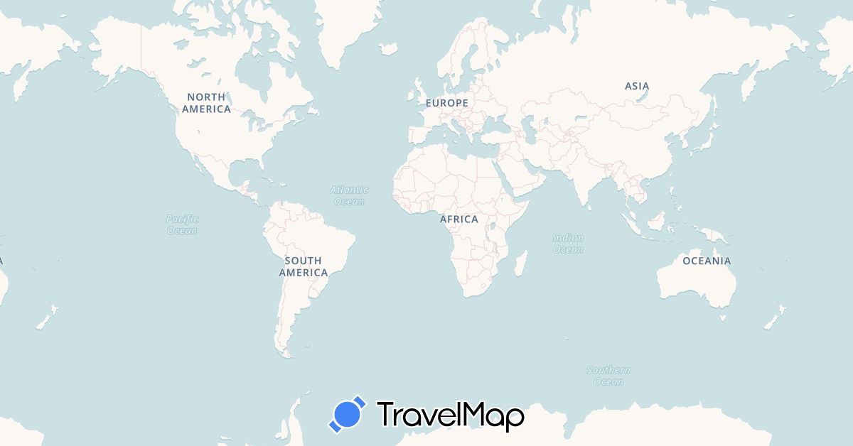TravelMap itinerary: driving in Japan (Asia)